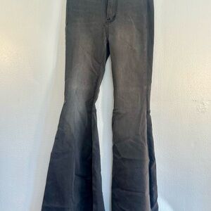 Free People Charcoal Flare Jeans
